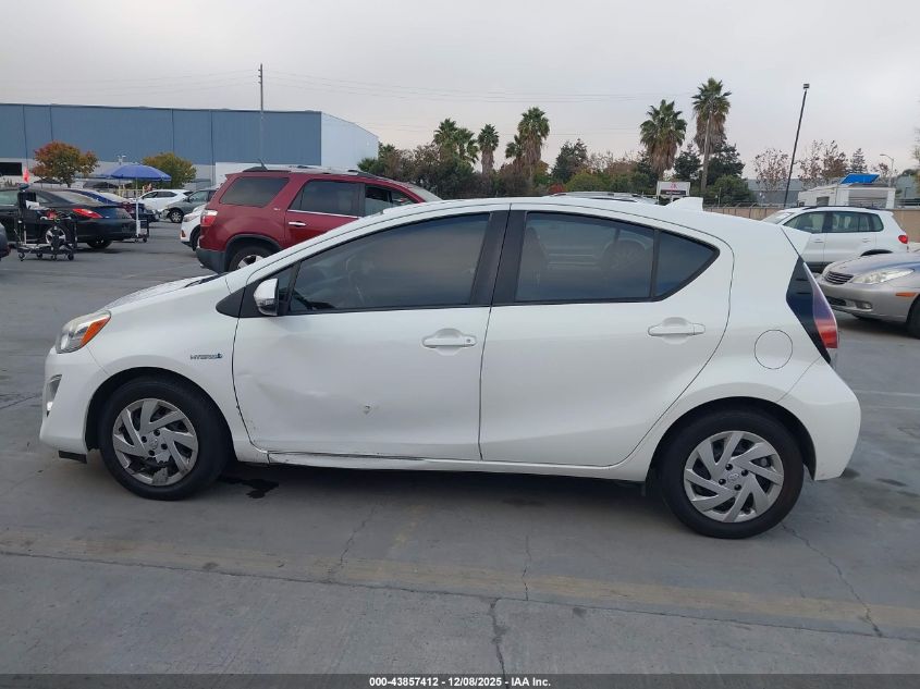 2015 Toyota Prius C Two VIN: JTDKDTB3XF1104214 Lot: 43857412