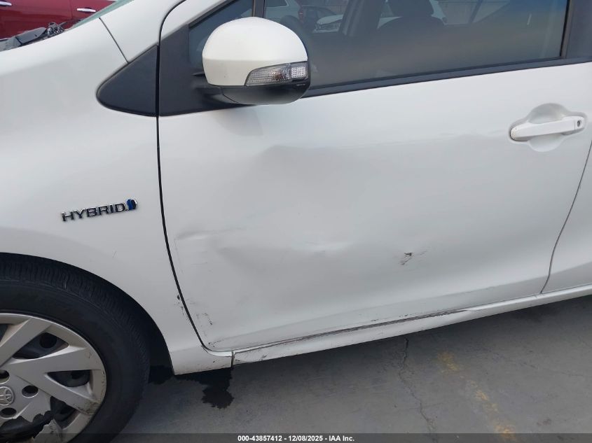 2015 Toyota Prius C Two VIN: JTDKDTB3XF1104214 Lot: 43857412