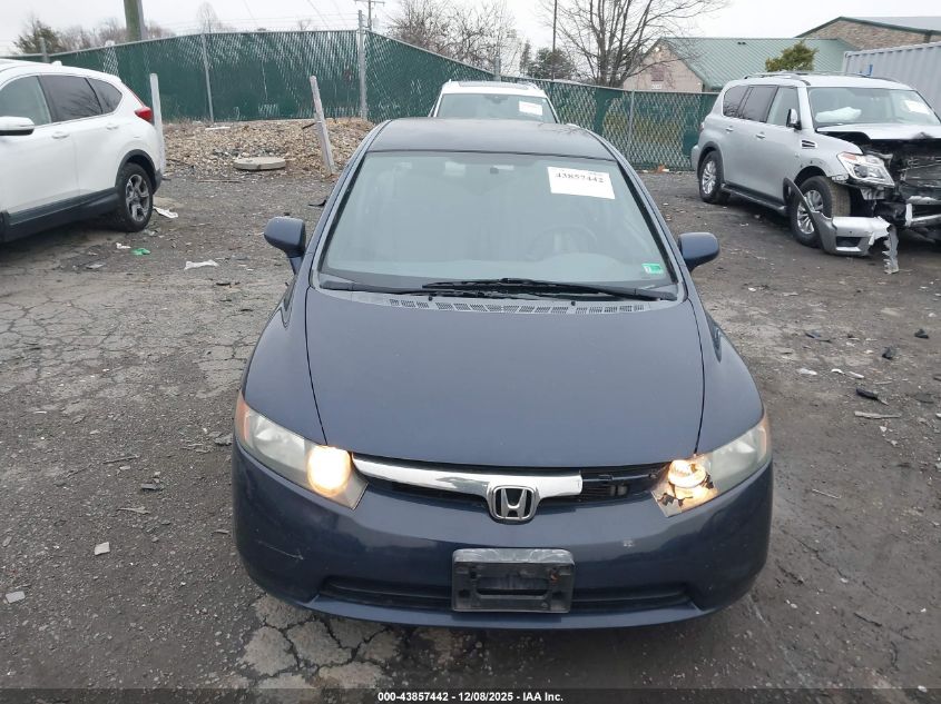 2008 Honda Civic Lx VIN: 1HGFA16588L059955 Lot: 43857442