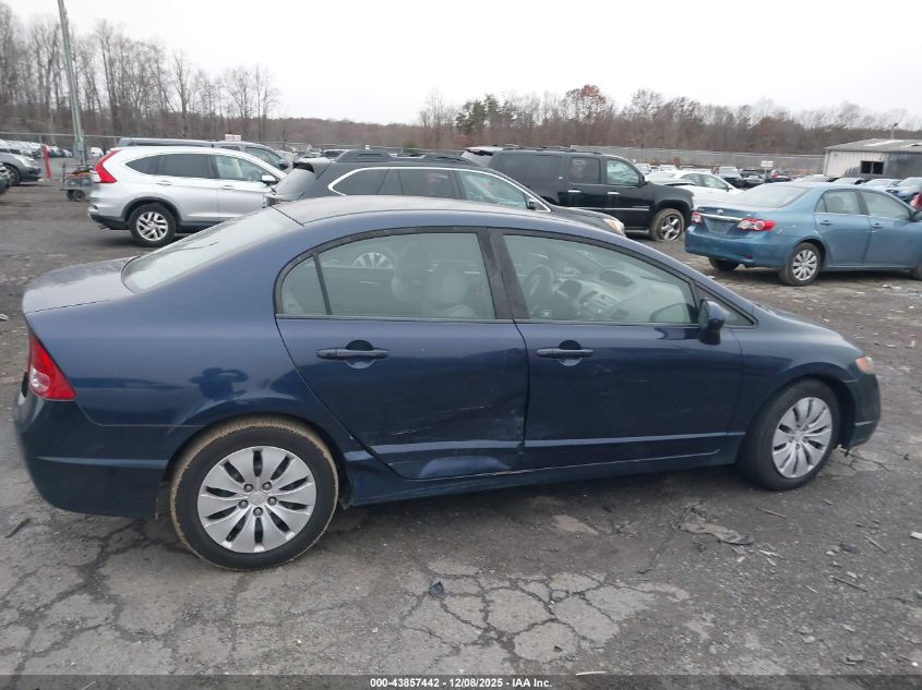 2008 Honda Civic Lx VIN: 1HGFA16588L059955 Lot: 43857442