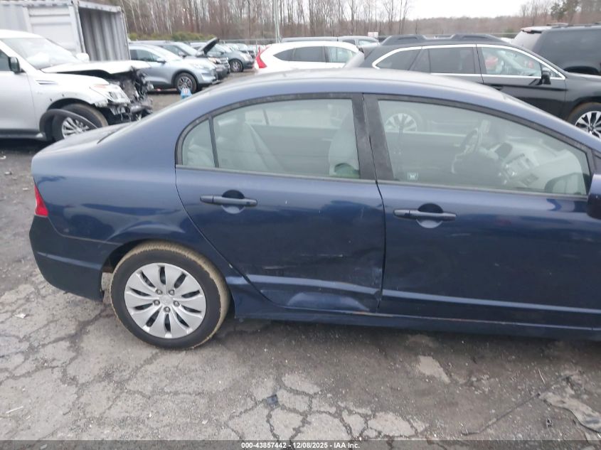2008 Honda Civic Lx VIN: 1HGFA16588L059955 Lot: 43857442
