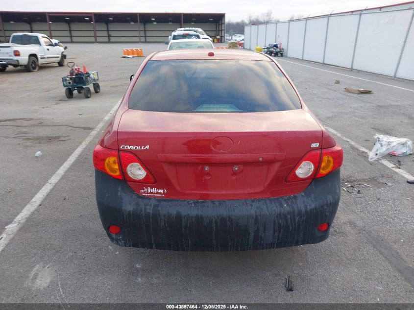 2009 Toyota Corolla Le VIN: JTDBL40E099083103 Lot: 43857464