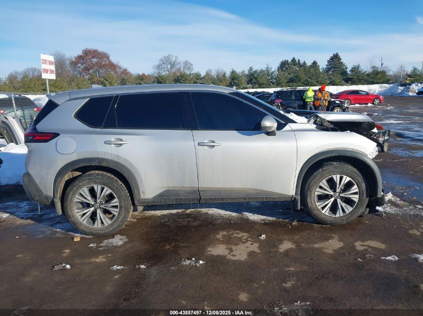 2021 Nissan Rogue Sv Intelligent Awd VIN: 5N1AT3BB7MC822631 Lot: 43857497