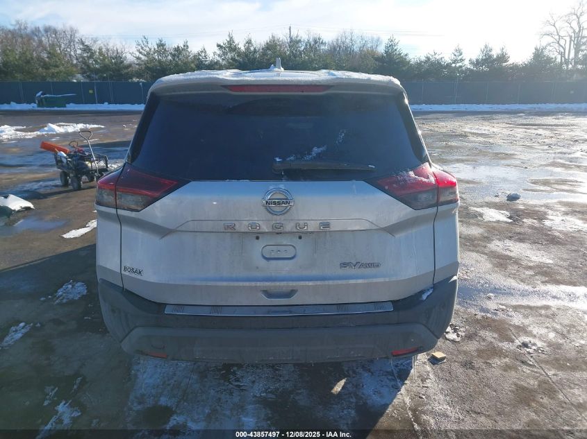 2021 Nissan Rogue Sv Intelligent Awd VIN: 5N1AT3BB7MC822631 Lot: 43857497