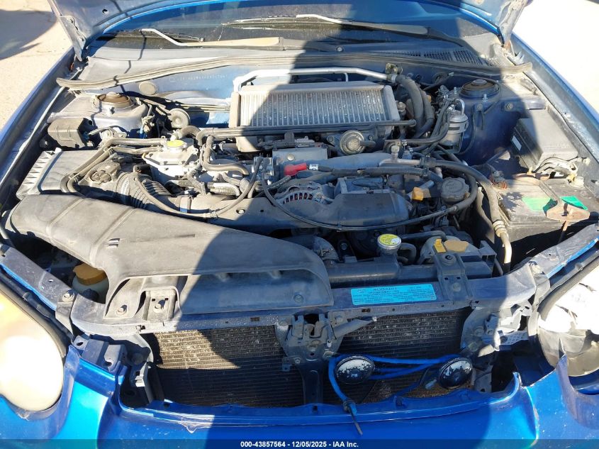 2004 Subaru Impreza Wrx VIN: JF1GG29694G806564 Lot: 43857564