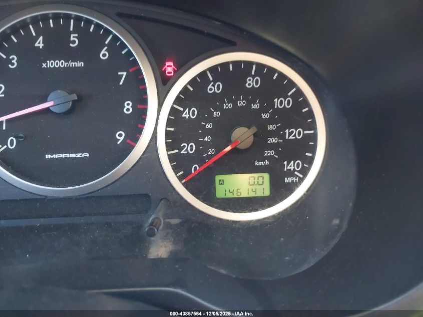 2004 Subaru Impreza Wrx VIN: JF1GG29694G806564 Lot: 43857564