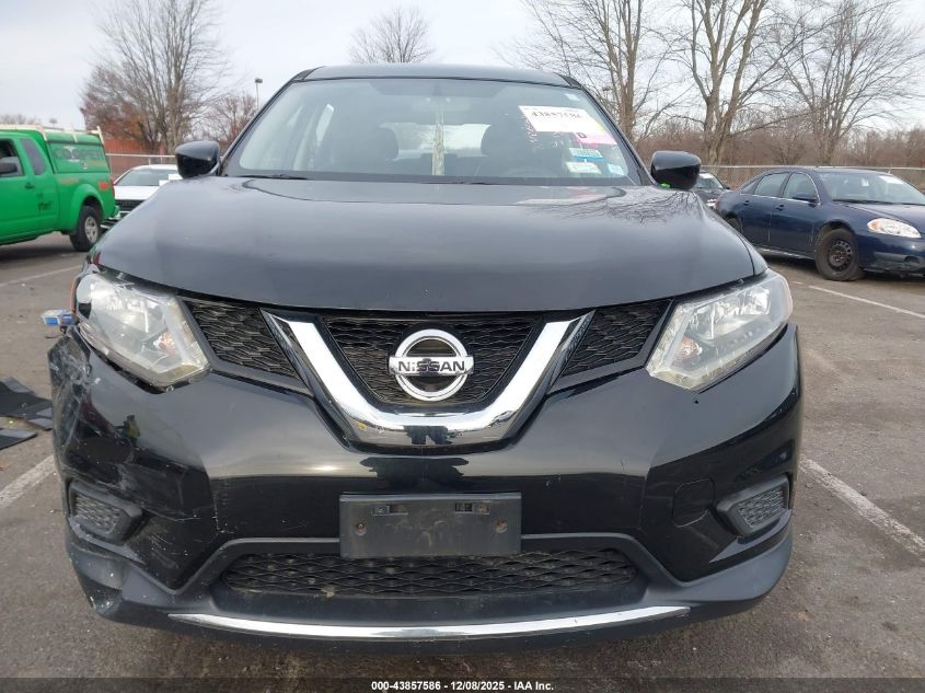 2016 Nissan Rogue S VIN: JN8AT2MV9GW139178 Lot: 43857586