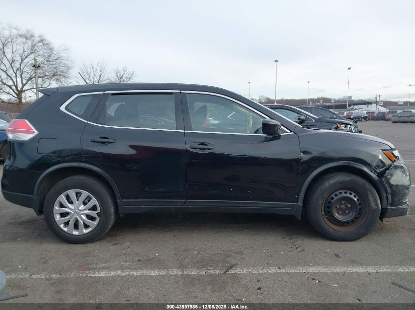 2016 Nissan Rogue S VIN: JN8AT2MV9GW139178 Lot: 43857586