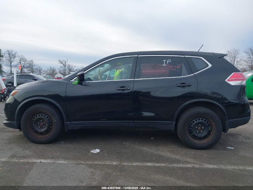 2016 Nissan Rogue S VIN: JN8AT2MV9GW139178 Lot: 43857586