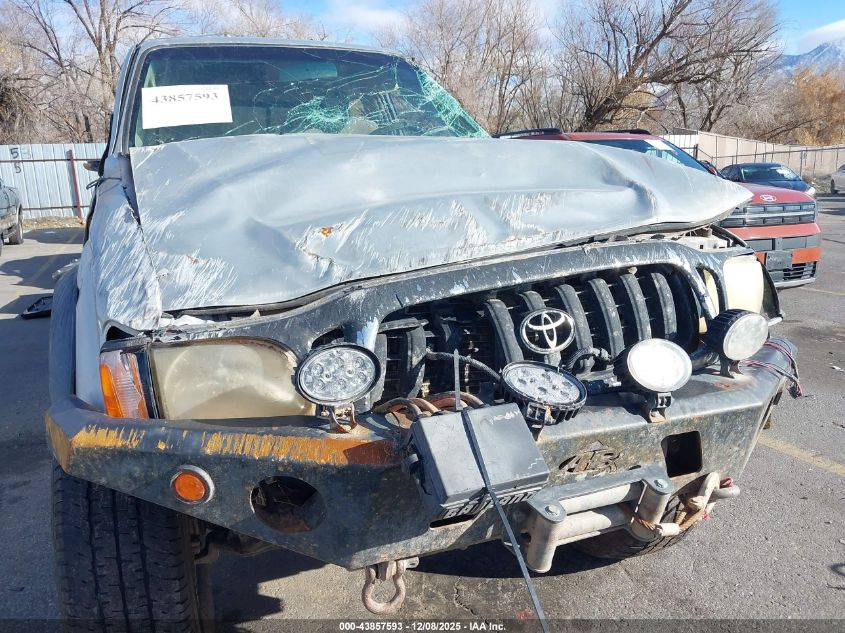 2001 Toyota Tacoma Base V6 VIN: 5TEHN72N81Z867492 Lot: 43857593