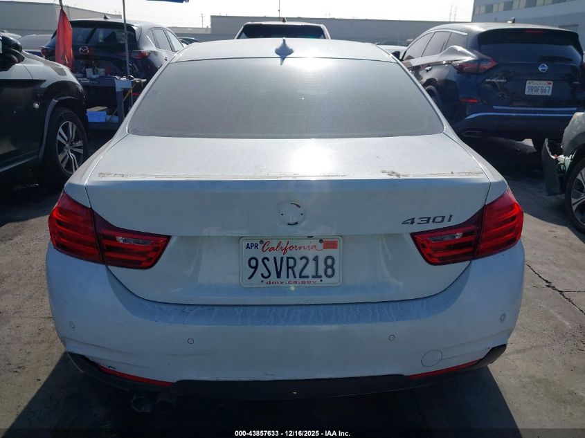 2017 BMW 430I VIN: WBA4R7C51HK895860 Lot: 43857633