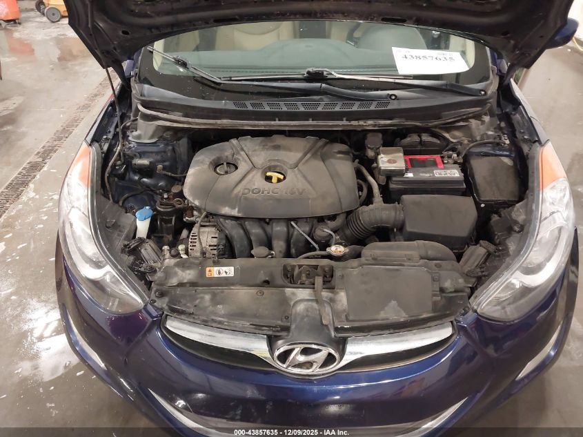 2013 Hyundai Elantra Gls VIN: 5NPDH4AE9DH329087 Lot: 43857635