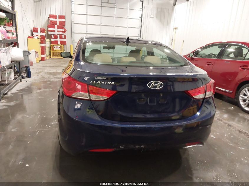 2013 Hyundai Elantra Gls VIN: 5NPDH4AE9DH329087 Lot: 43857635