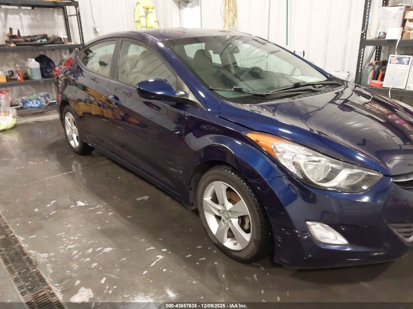 2013 Hyundai Elantra Gls VIN: 5NPDH4AE9DH329087 Lot: 43857635