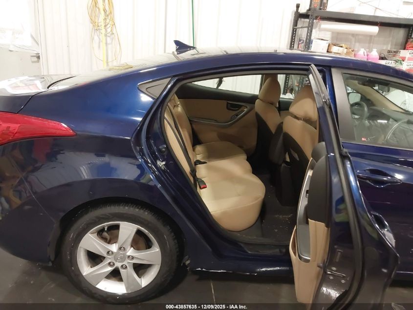 2013 Hyundai Elantra Gls VIN: 5NPDH4AE9DH329087 Lot: 43857635