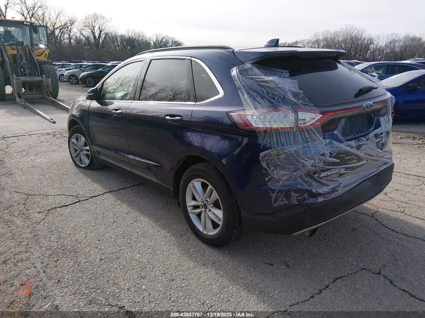 Vin: 2fmpk4j90gbc42319, lot: 44353225, ford edge sel 20163