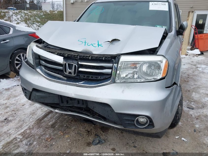 2014 Honda Pilot Ex-L VIN: 5FNYF4H74EB023297 Lot: 43857760