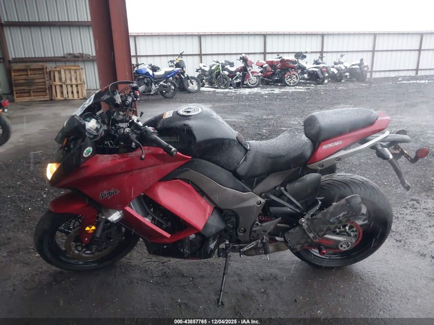 2011 Kawasaki Zx1000 G VIN: JKAZXCG15BA000232 Lot: 43857765