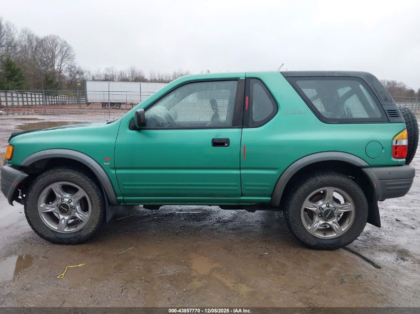 1999 Isuzu Amigo S 3.2L V6 Hard Top/S 3.2L V6 Soft Top VIN: 4S2CM57WXX4304890 Lot: 43857770