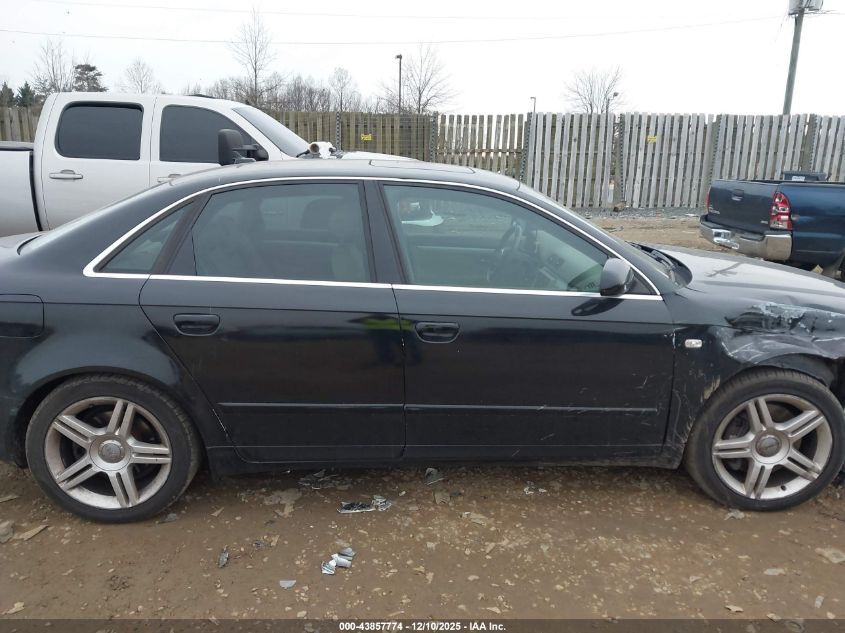 2007 Audi A4 2.0T VIN: WAUAF78E67A259119 Lot: 43857774