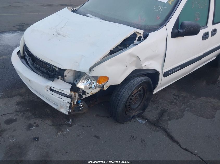 2004 Chevrolet Venture Plus VIN: 1GNDX03E54D225606 Lot: 43857778