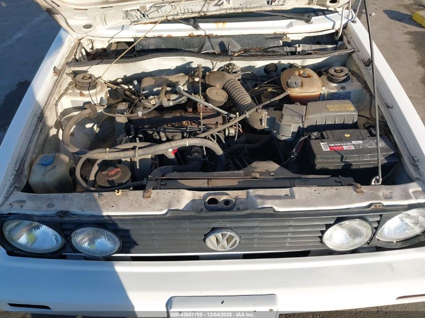 1992 Volkswagen Cabriolet VIN: WVWCC5158NK000271 Lot: 43857785