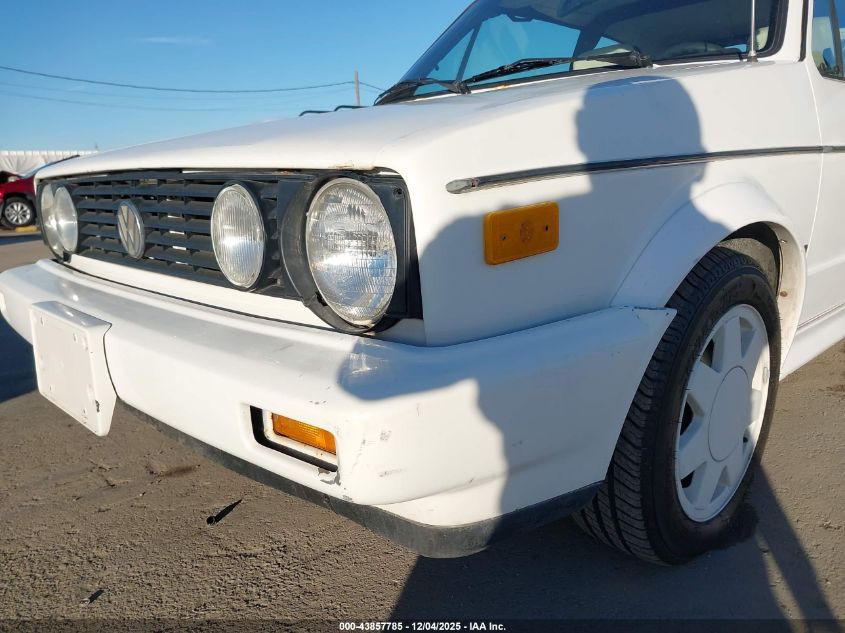 1992 Volkswagen Cabriolet VIN: WVWCC5158NK000271 Lot: 43857785