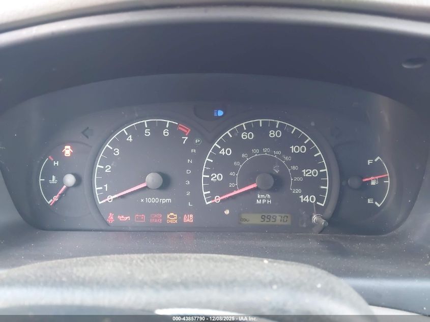 2002 Hyundai Elantra Gls VIN: KMHDN45D62U326656 Lot: 43857790