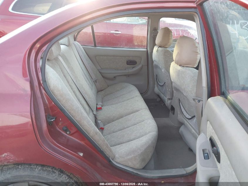 2002 Hyundai Elantra Gls VIN: KMHDN45D62U326656 Lot: 43857790