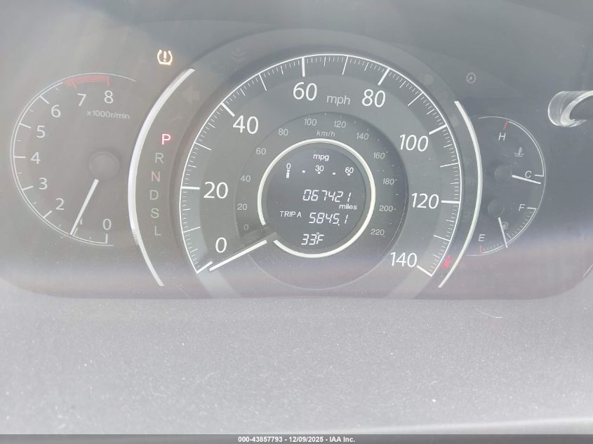 2016 Honda Cr-V Lx VIN: 2HKRM4H38GH651309 Lot: 43857793