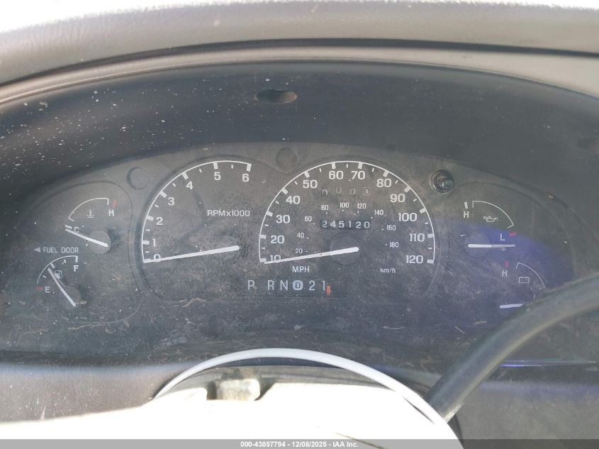 1999 Mercury Mountaineer VIN: 4M2ZU55P1XUJ08154 Lot: 43857794