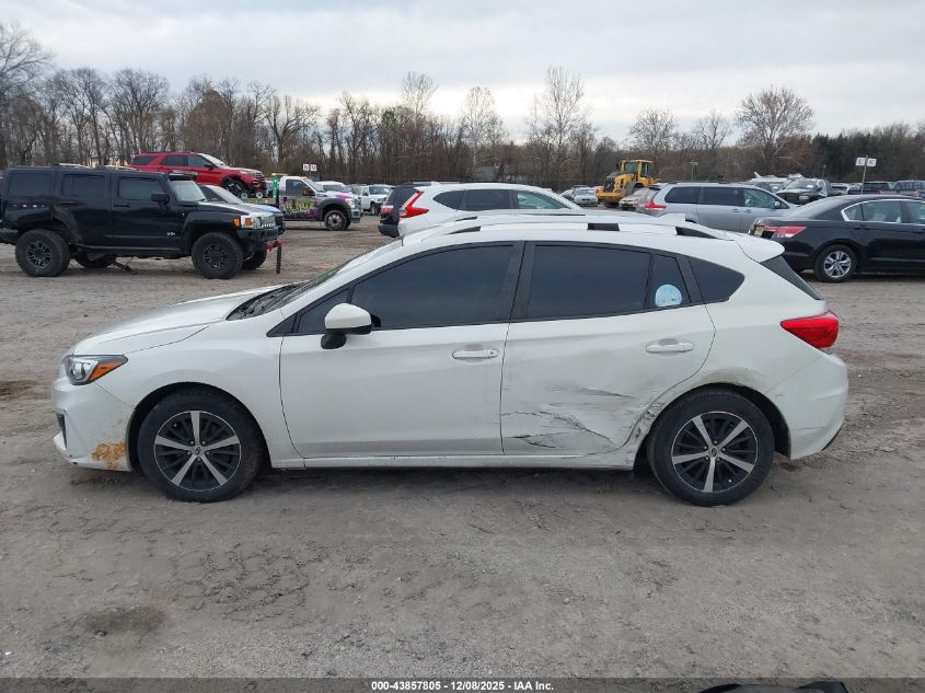 2019 Subaru Impreza 2.0I Premium VIN: 4S3GTAD66K3731480 Lot: 43857805