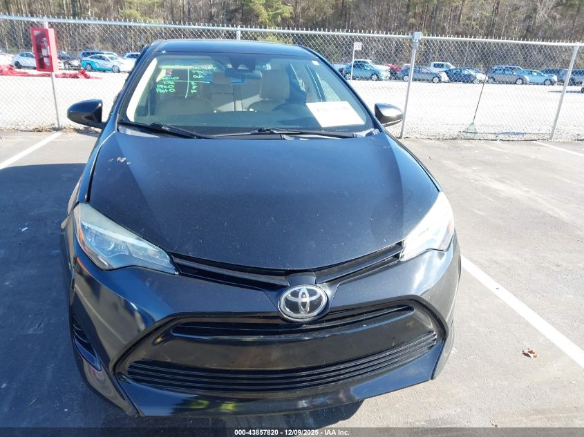 2017 Toyota Corolla Le VIN: 5YFBURHE7HP727378 Lot: 43857820