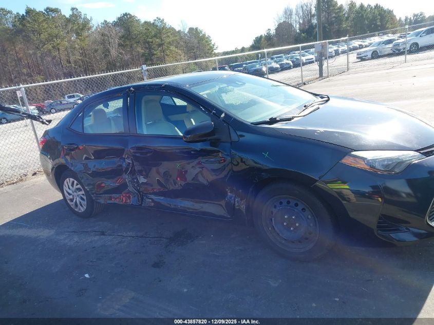 2017 Toyota Corolla Le VIN: 5YFBURHE7HP727378 Lot: 43857820