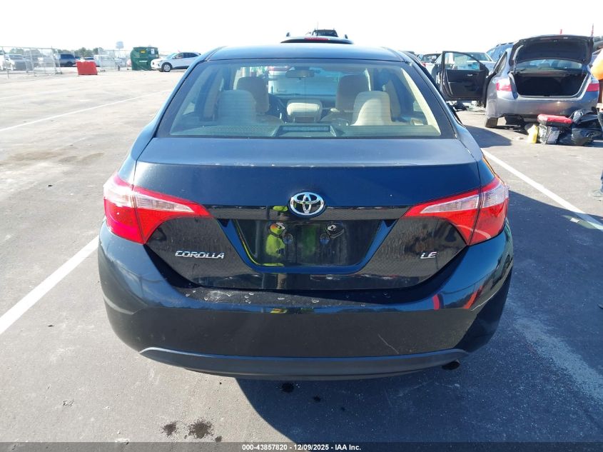2017 Toyota Corolla Le VIN: 5YFBURHE7HP727378 Lot: 43857820