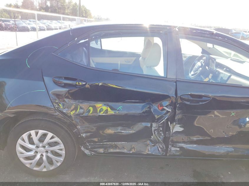 2017 Toyota Corolla Le VIN: 5YFBURHE7HP727378 Lot: 43857820