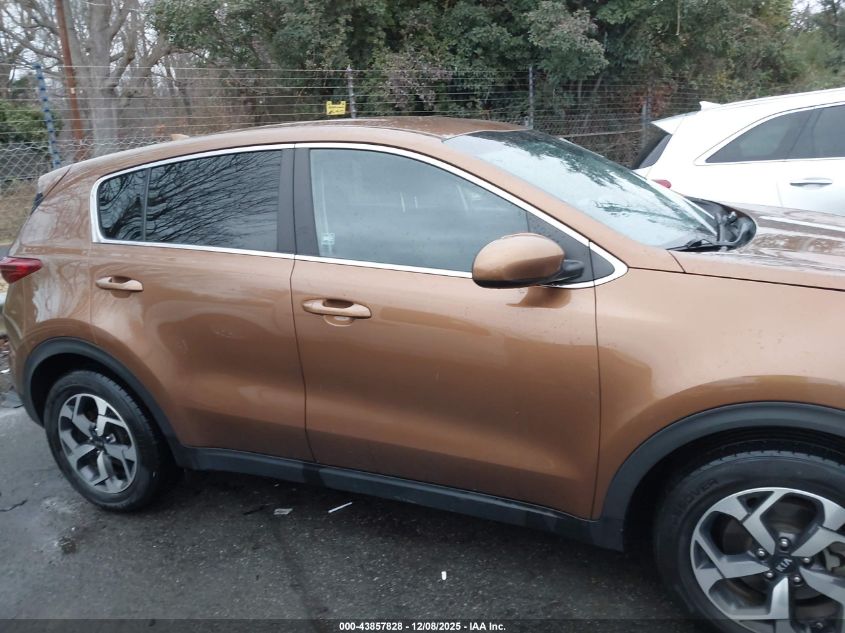 2021 Kia Sportage Lx VIN: KNDPM3AC7M7921853 Lot: 43857828
