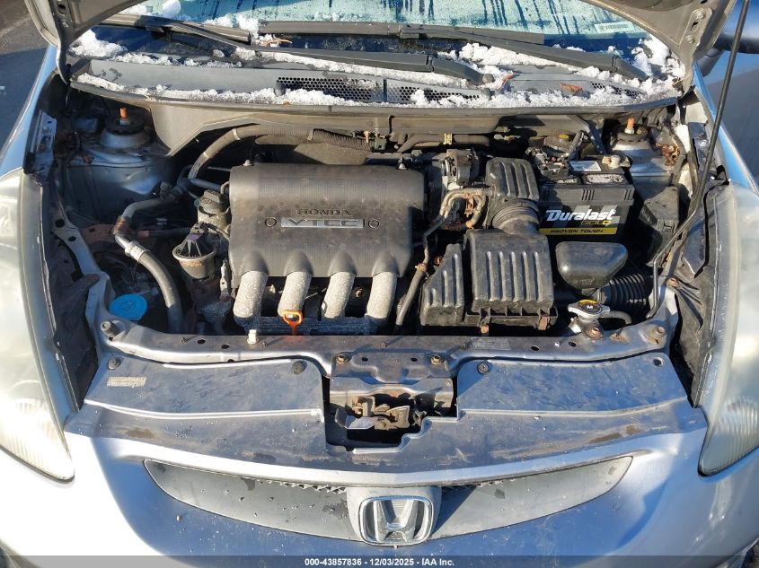 2007 Honda Fit Sport VIN: JHMGD38697S023707 Lot: 43857836