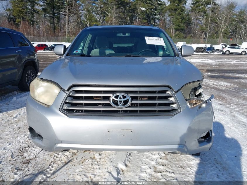 2008 Toyota Highlander VIN: JTEES41A182094612 Lot: 43857857