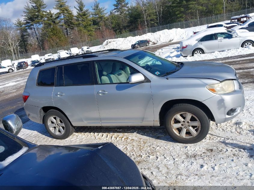 2008 Toyota Highlander VIN: JTEES41A182094612 Lot: 43857857