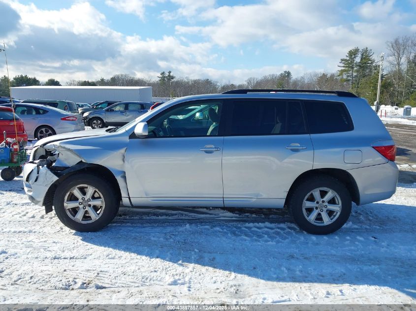 2008 Toyota Highlander VIN: JTEES41A182094612 Lot: 43857857