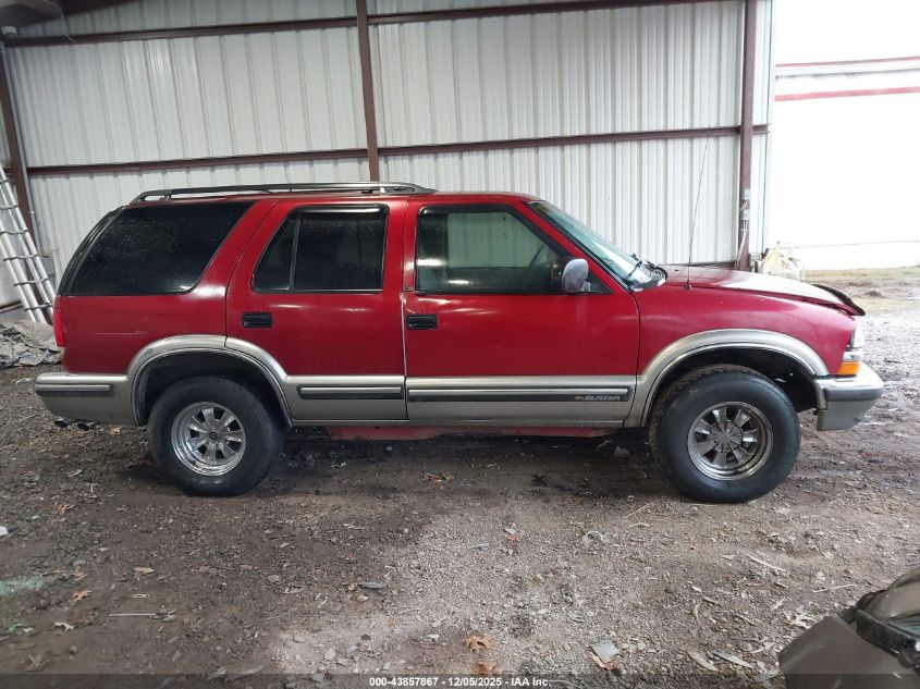 1998 Chevrolet Blazer Ls VIN: 1GNCS13W4W2131157 Lot: 43857867