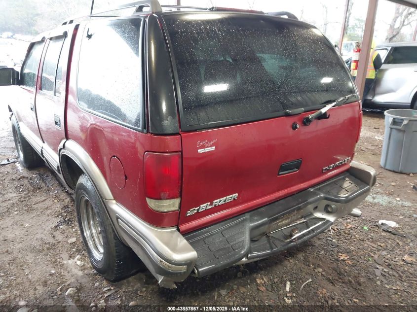 1998 Chevrolet Blazer Ls VIN: 1GNCS13W4W2131157 Lot: 43857867