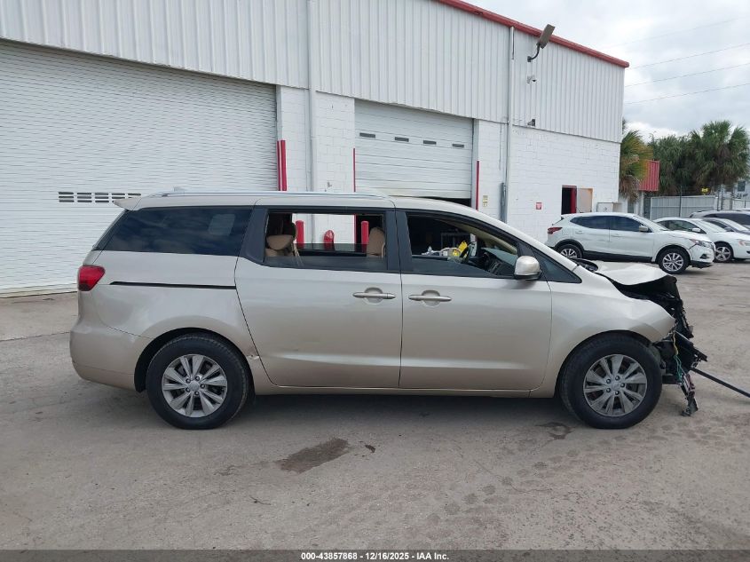 2016 Kia Sedona Lx VIN: KNDMB5C17G6172546 Lot: 43857868