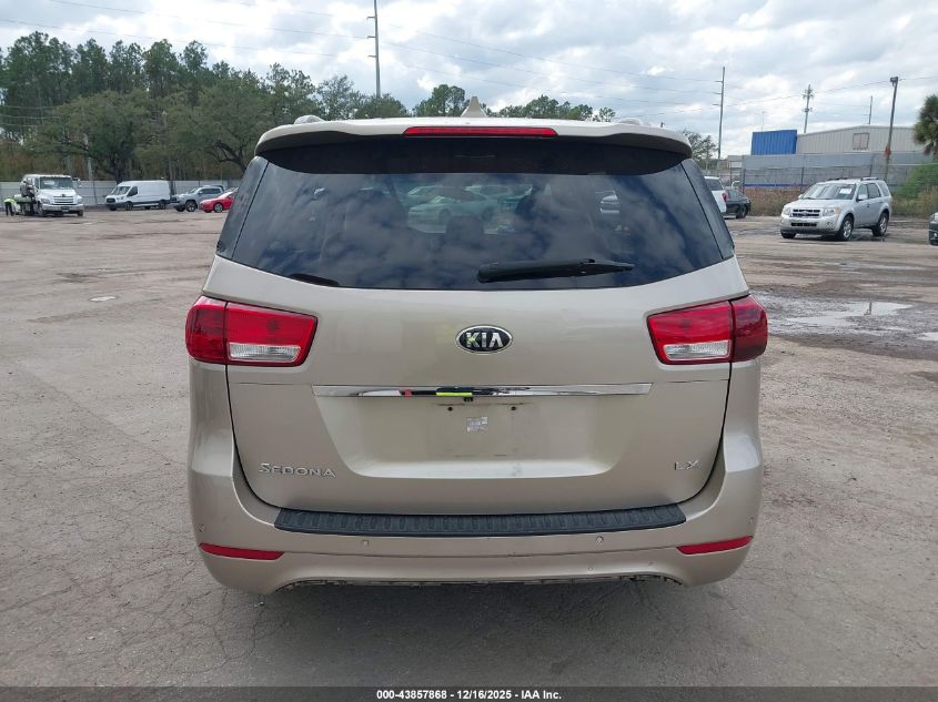 2016 Kia Sedona Lx VIN: KNDMB5C17G6172546 Lot: 43857868