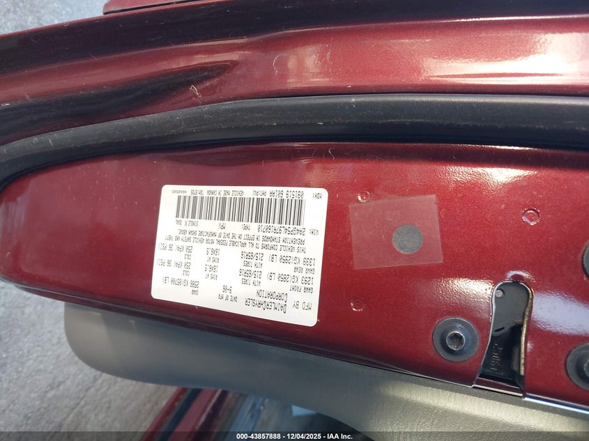 2A4GP54L97R160710 2007 CHRYSLER TOWN & COUNTRY photo no. 9