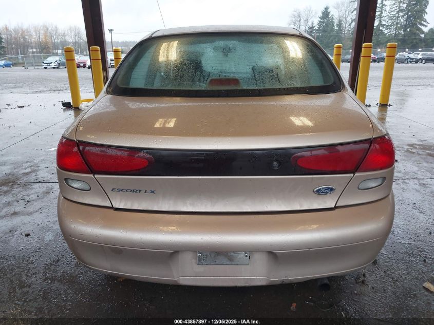 1998 Ford Escort Lx VIN: 1FAFP10P7WW294808 Lot: 43857897