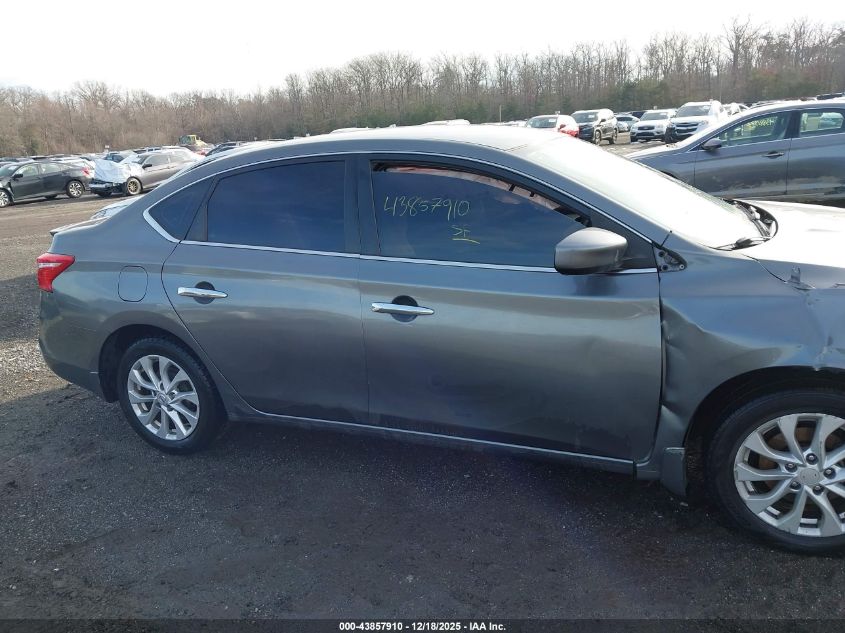 2019 Nissan Sentra S VIN: 3N1AB7AP6KY250647 Lot: 43857910