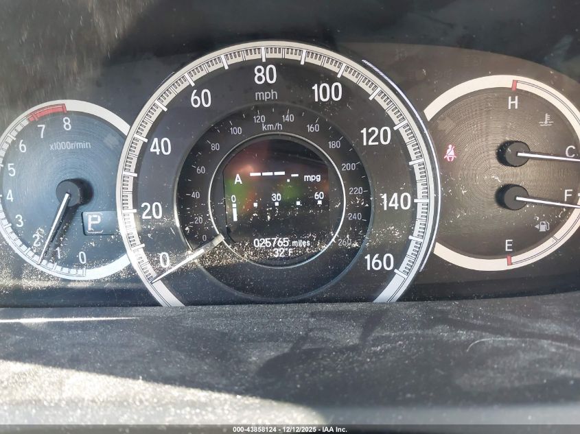 2017 Honda Accord Ex VIN: 1HGCR2F09HA075602 Lot: 43858124