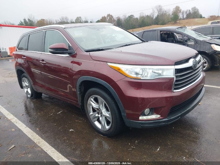TOYOTA HIGHLANDER LIMITED PLATINUM V6
